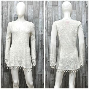 Lilly Pulitzer Acadia Tunic Sweater in White [C19]